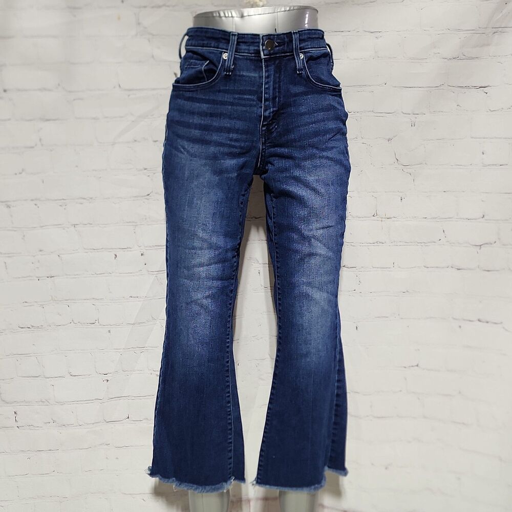 Mossimo High Rise Flare Crop - Picture 2 of 8